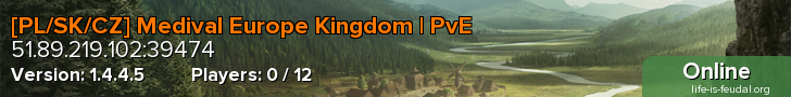 [PL/SK/CZ] Medival Europe Kingdom | PvE