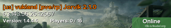[us] vukland [pve/rp] Jorvik 2.1.0
