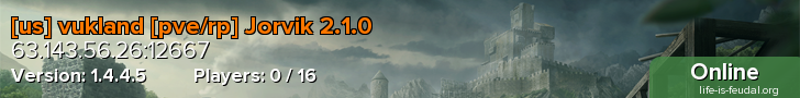 [us] vukland [pve/rp] Jorvik 2.1.0