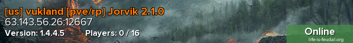 [us] vukland [pve/rp] Jorvik 2.1.0