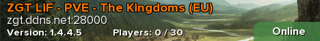 ZGT LiF - PVE - The Kingdoms (EU)