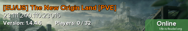 [EU/US] The New Origin Land [PVE]