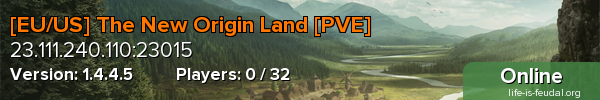 [EU/US] The New Origin Land [PVE]