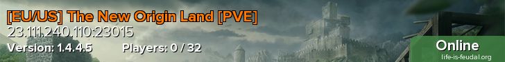 [EU/US] The New Origin Land [PVE]