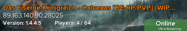 Das Eiserne Königreich - Calvenas [DE-RP/PVP] [WIPE 07.02]