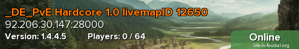 _DE_PvE Hardcore 1.0 livemapID 12650