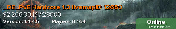 _DE_PvE Hardcore 1.0 livemapID 12650