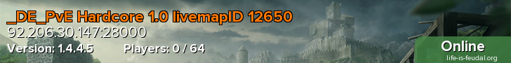 _DE_PvE Hardcore 1.0 livemapID 12650
