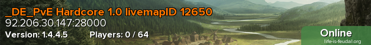 _DE_PvE Hardcore 1.0 livemapID 12650