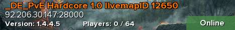 _DE_PvE Hardcore 1.0 livemapID 12650