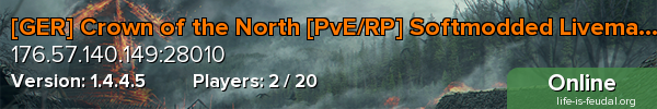 [GER] Crown of the North [PvE/RP] Softmodded Livemap 12690