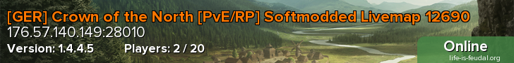 [GER] Crown of the North [PvE/RP] Softmodded Livemap 12690