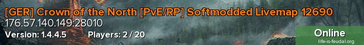 [GER] Crown of the North [PvE/RP] Softmodded Livemap 12690