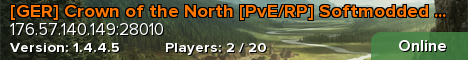 [GER] Crown of the North [PvE/RP] Softmodded Livemap 12690